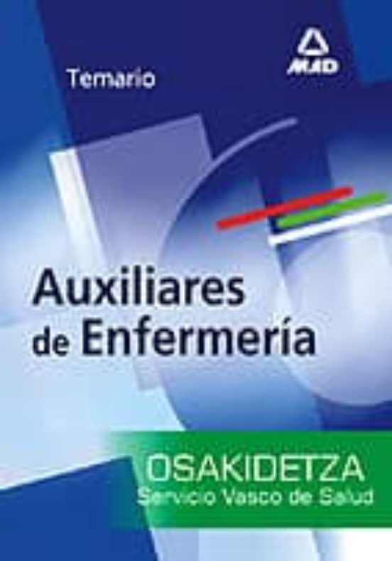 Auxiliares De Enfermeria Del Servicio Vasco De Salud-osakidetza