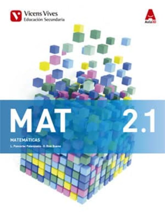 Portada de Matematicas 2º Eso Trimestral Aula 3d Ed 2016