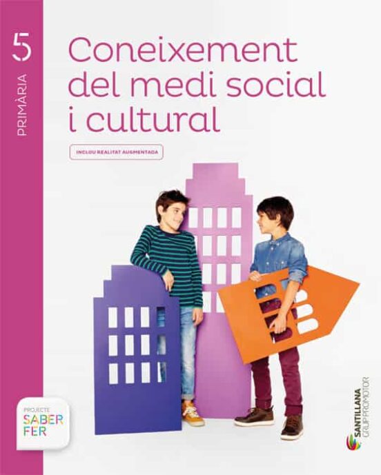 Coneixement Del Medi Social 5º Educacio Primaria Catala Saber Fer Ed