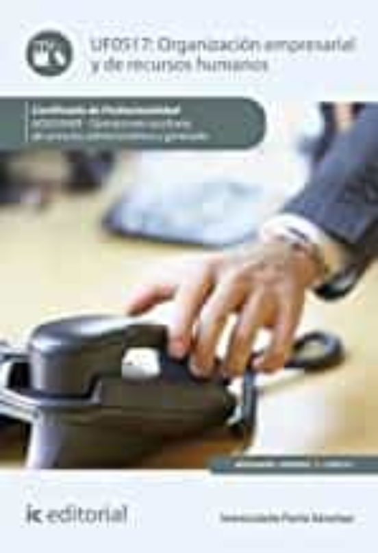 Adgg0408 Organización Empresarial Y De Recursos Humanos