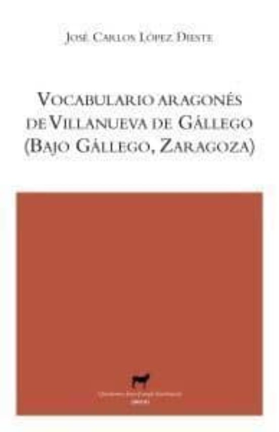 Vocabulario Aragones De Villanueva De Gallego