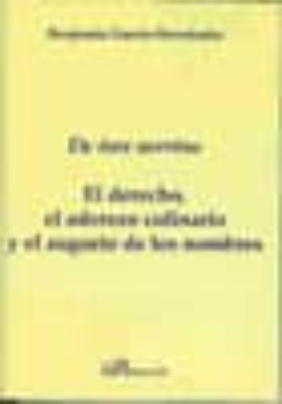 El Derecho El Aderezo Culinario Y El Augurio De Los Nombres De I Ure U