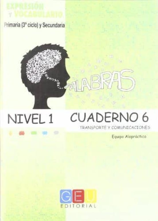 Palabras. Transporte y Comunicaciones Nivel 1. Cuaderno 6
