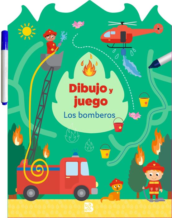 Dibujo Y Juego - Los Bomberos