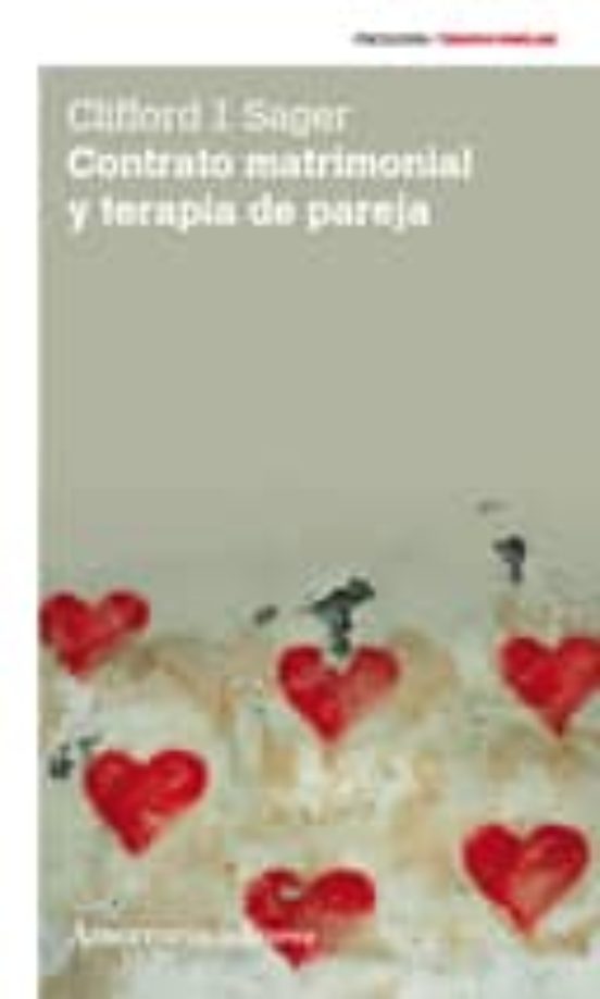 Contrato Matrimonial Y Terapia De Pareja