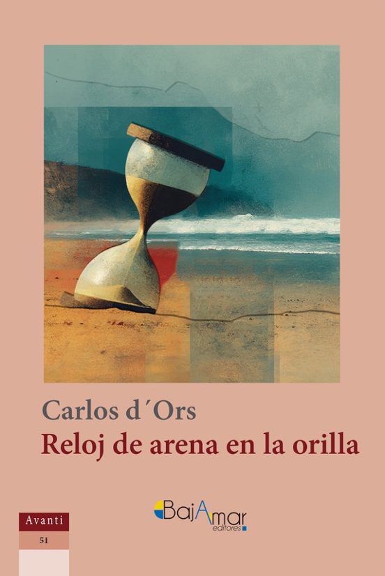 Reloj de arena en la orilla