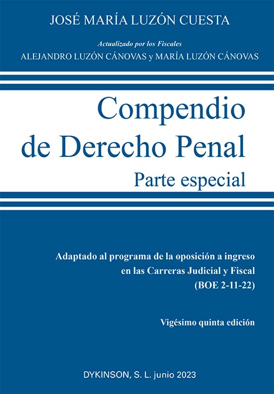 Compendio De Derecho Penal. Parte Especial