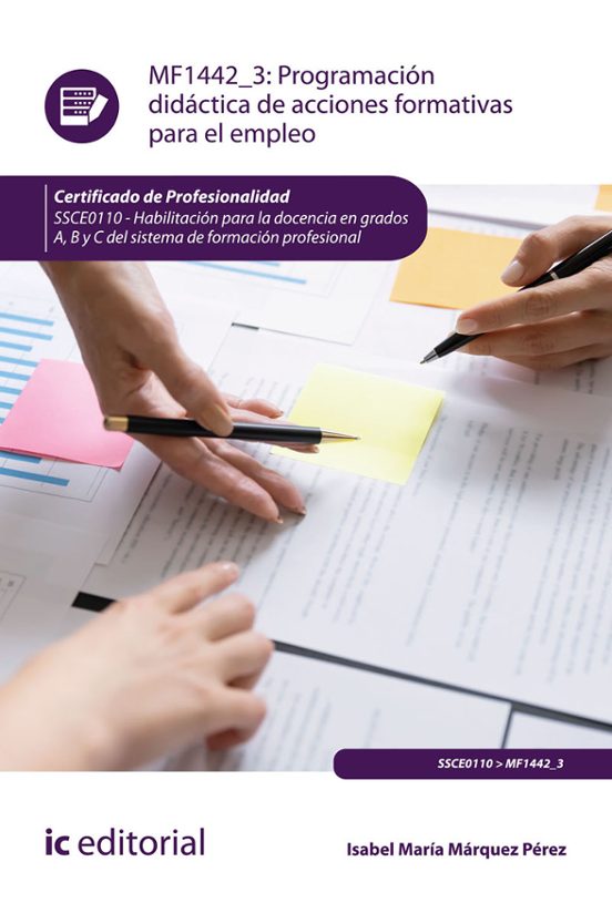 Ssce0110 Programación Didáctica De Acciones Formativas Para E