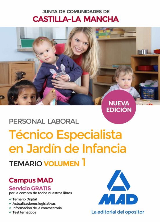 Técnico Especialista En Jardín De Infancia . Temario Volumen 1