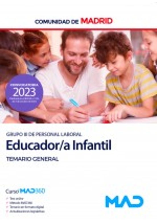 Educador/a Infantil Grupo III De La Comunidad De Madrid. Temario General