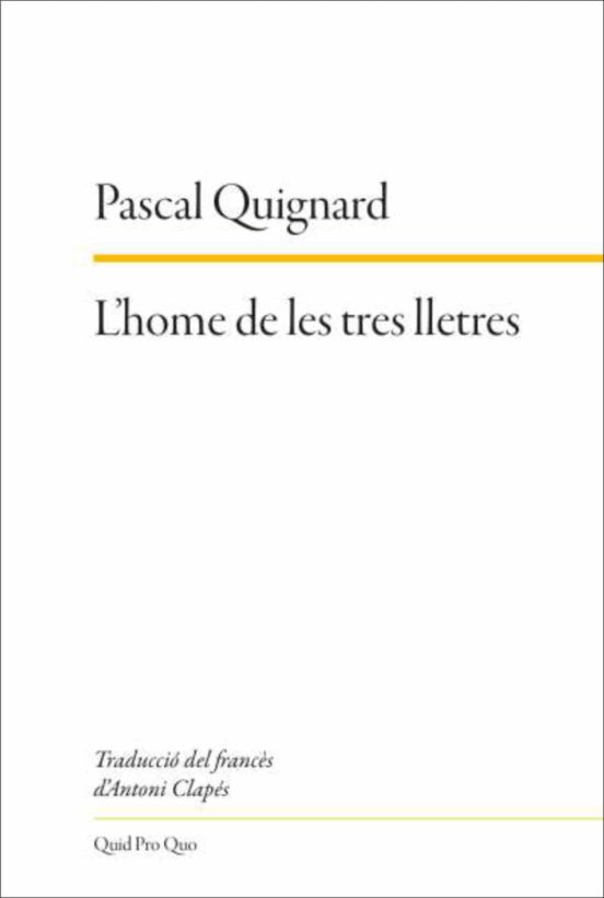 L'home De Les Tres Lletres