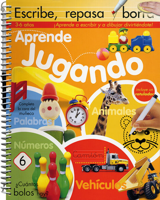 Aprende Jugando ¡escribe Repasa Y Borra!