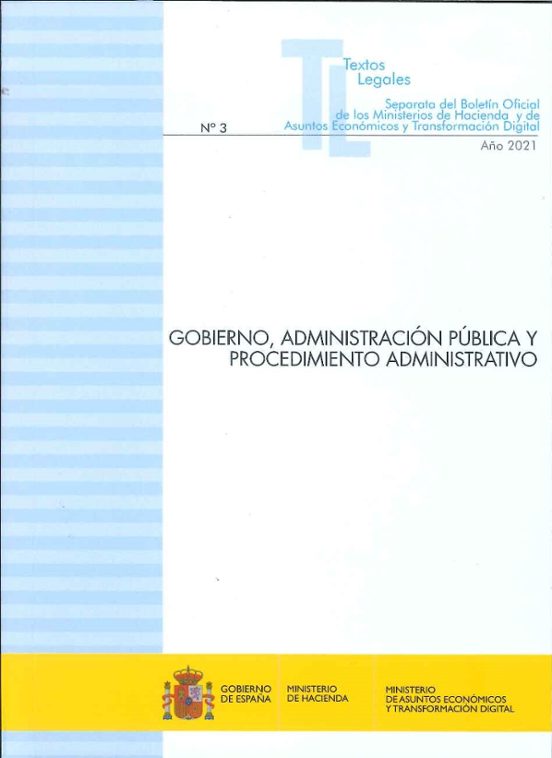 Gobierno Administración Pública Y Procedimiento Administrativo. Nº 3 S