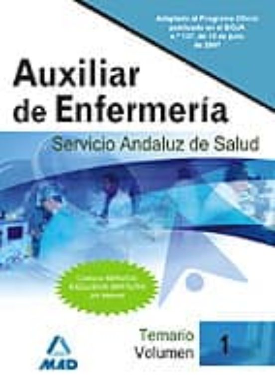 Auxiliares De Enfermeria Del Servicio Andaluz De Salud. Temario
