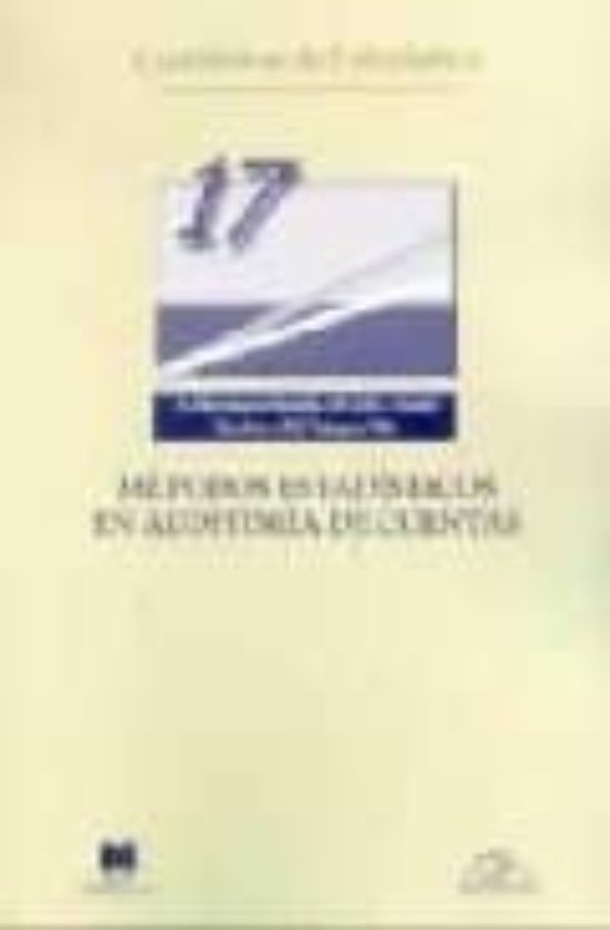 Métodos Estadísticos En Auditoría De Cuentas