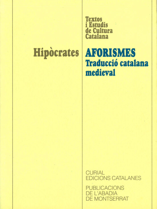 Aforismes. Traducció Catalana Medieval