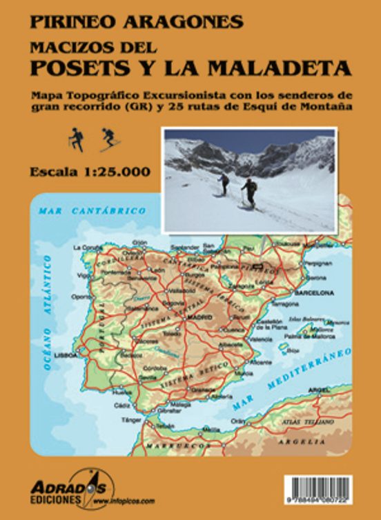 Pirineo Aragones Macizo Del Posets Y La Maladeta 1:25.000