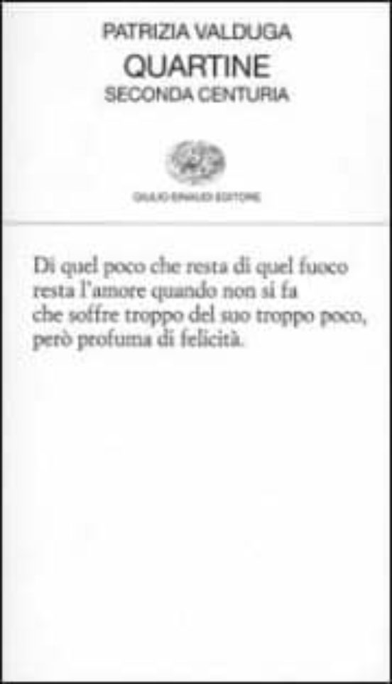 Quartine Seconda Centuria
