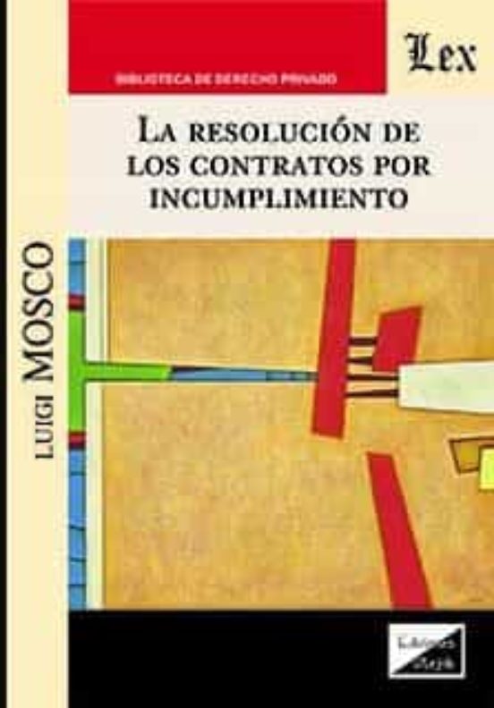 La Resolucion De Los Contratos Por Incumplimiento