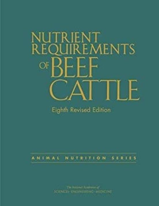 Nutrient Requirements Of Beef Cattle