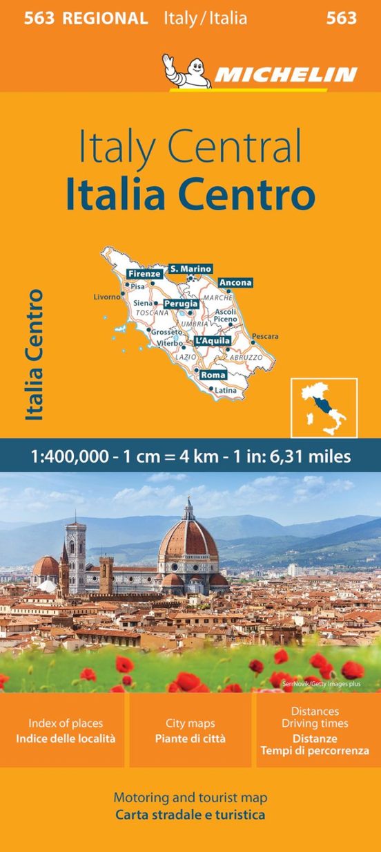Mapa Regional Italia Centro 11563