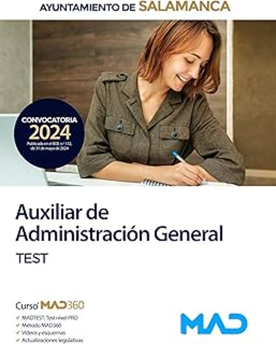 Auxiliar De Administración General Del Ayuntamiento De Salamanca. Test