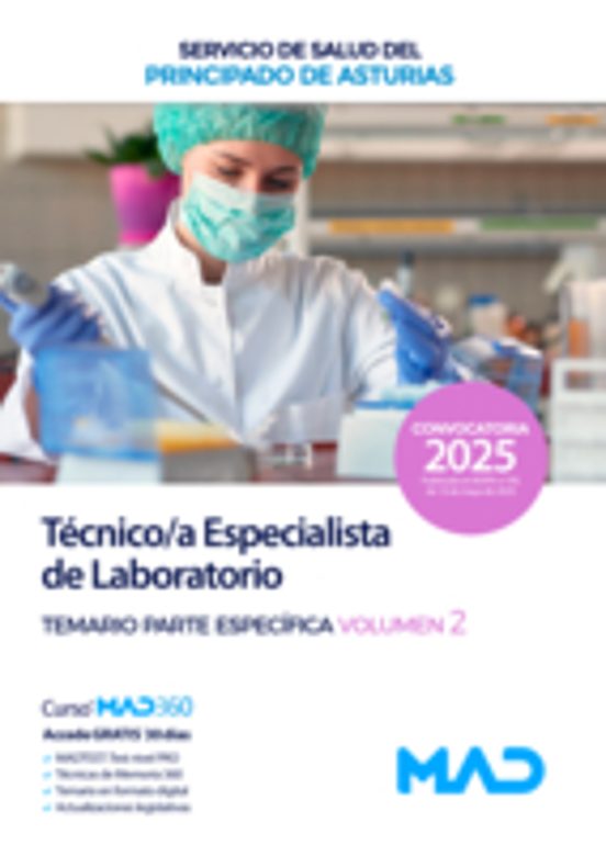Técnico/a Especialista De Laboratorio Del Servicio De Salud Del P Rinc