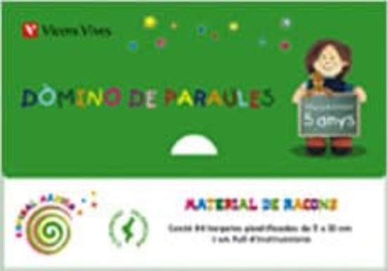 Capsa Dòmino de Paraules 5 Anys Infantil 5 Años Valencia