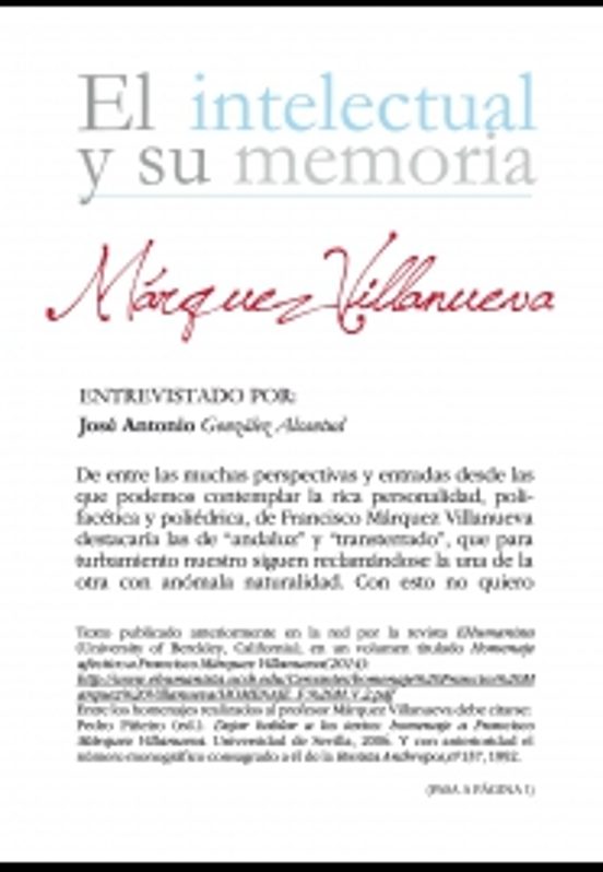 Márquez Villanueva
