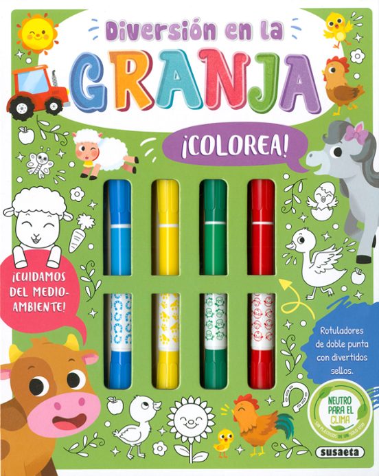 Diversión En La Granja ¡colorea!