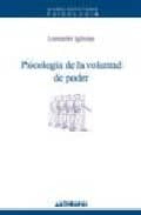 Psicologia De La Voluntad De Poder