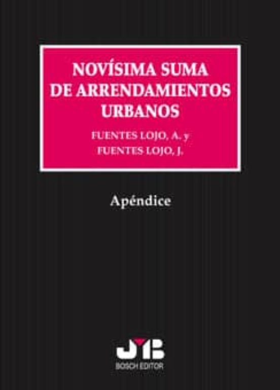 Apendice A La Novisima Suma De Arrendamientos Urbanos