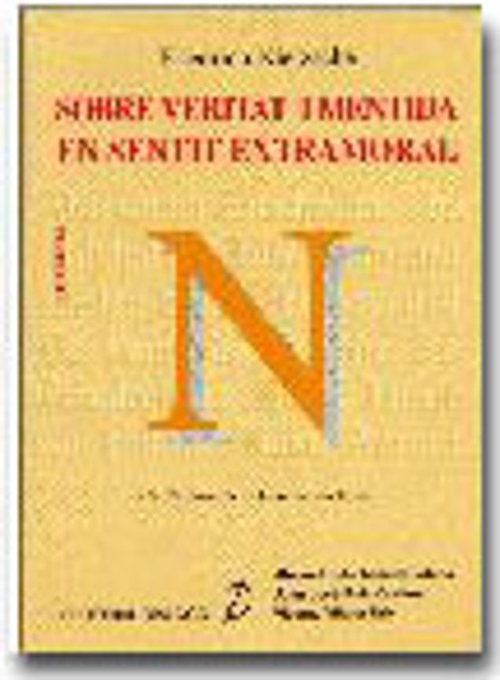 Sobre Veritat I Mentida En Sentit Extramoral