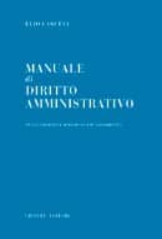 Manuale Di Diritto Amministrativo
