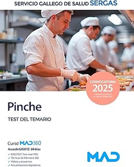 Pinche Del Servicio Gallego De Salud . Test Del Temario