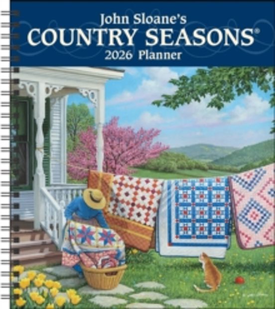 John Sloanes Country Seasons® 12-month 2026 Monthly/weekly Planne R Ca