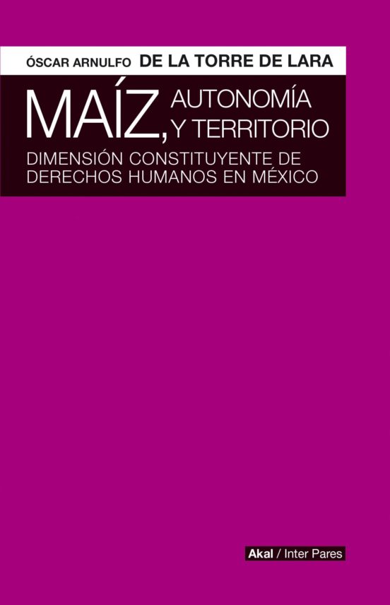 Maiz Autonomia Y Territorio: Dimension Constituyente De Derechos Human