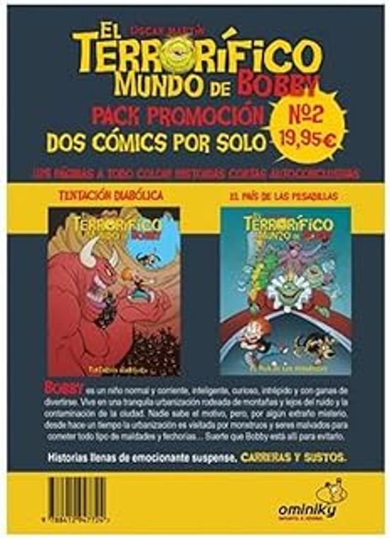 Pack 2x1 El Terrorifico Mundo De Bobby Nº 2: Tentación Diabólica / El