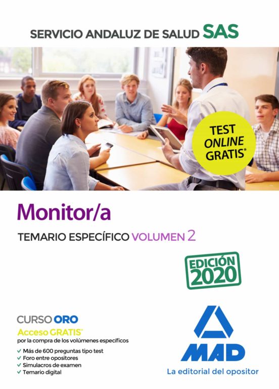 Monitor/a Del Servicio Andaluz De Salud. Temario Específico Volumen 2