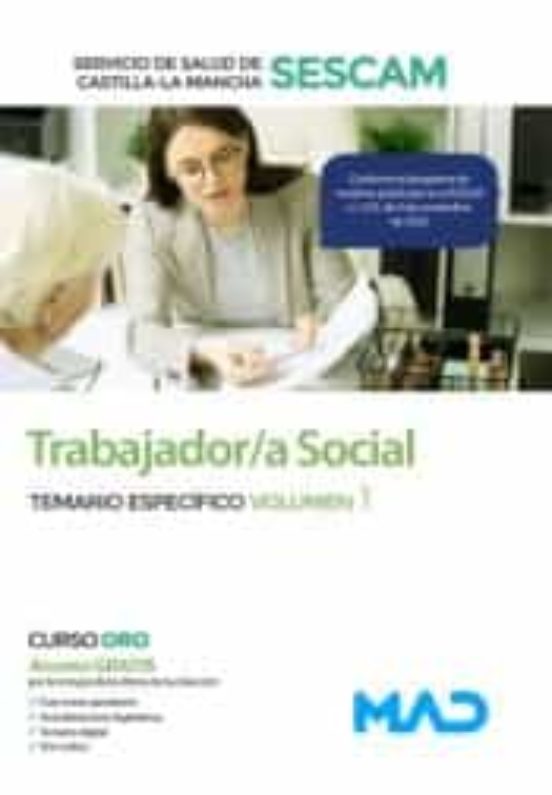 Trabajador/a Social Del Servicio De Salud De Castilla-La Mancha . Temario Específico Volumen 1