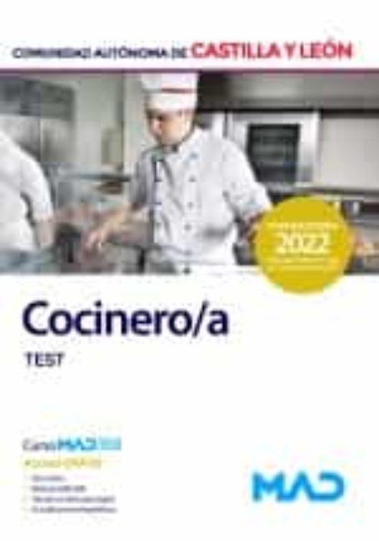 Cocinero De La Administración De La Comunidad De Castilla Y León. Test