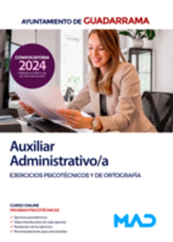 Auxiliar Administrativo/a. Ejercicios Psicotécnicos Y De Ortografía De