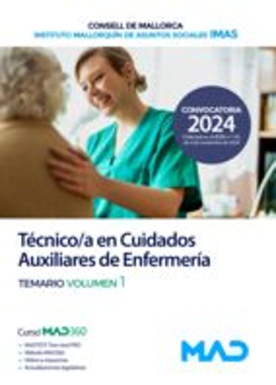 Técnico/a En Cuidados Auxiliares De Enfermería. Temario Volumen 1 Del