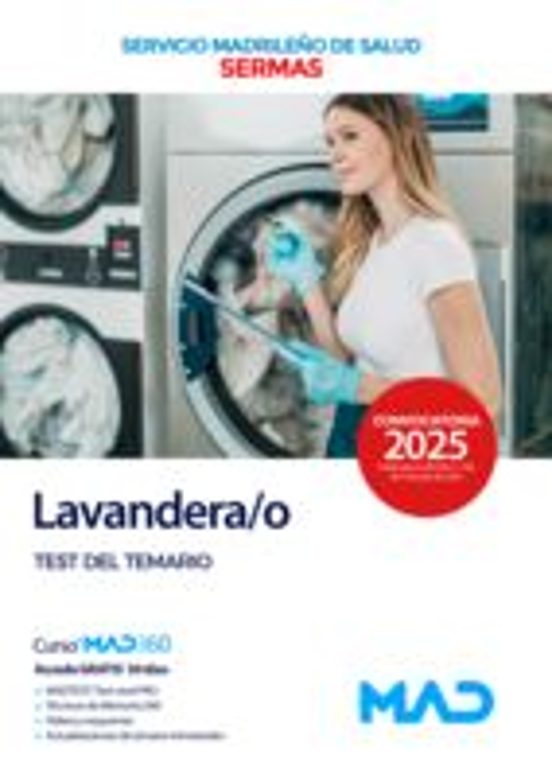 Lavandera/o Del Servicio Madrileño De Salud . Test Del Te Mari