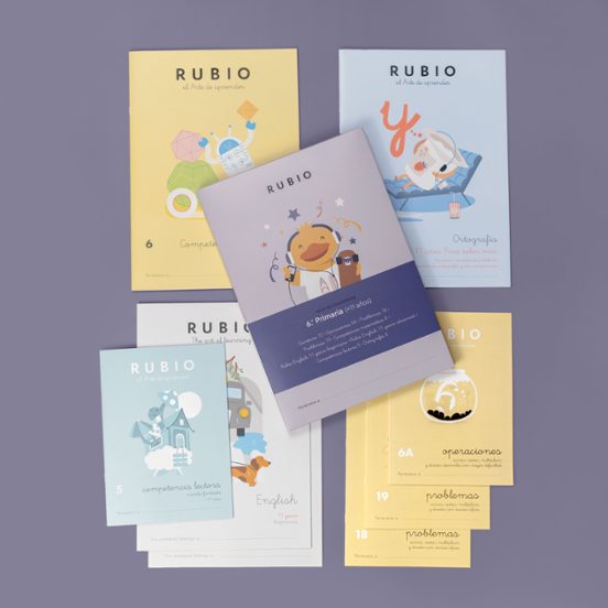 Pack De 9 Cuadernos Rubio 6º Primaria