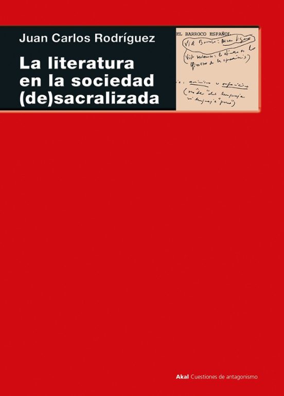 La Literatura En La Sociedad sacralizada