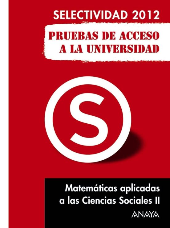 Matematicas Aplicadas A Las Ciencias Sociales Ii 2012