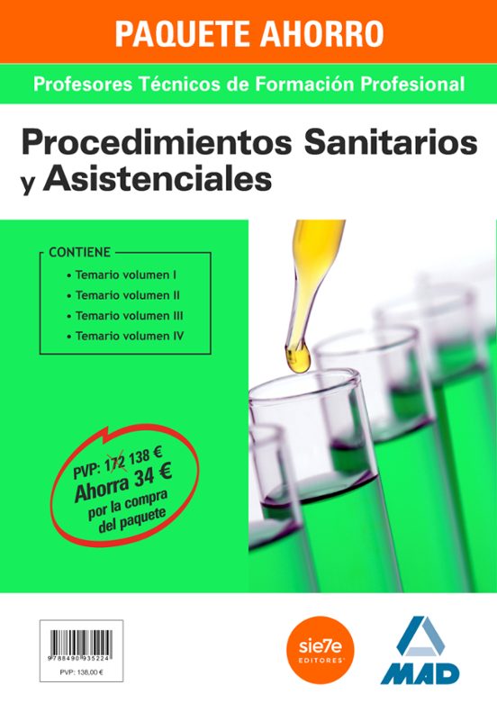 Paquete Ahorro Profesores Técnicos De Formación Profesional Procedimie