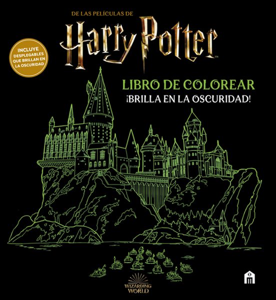 Harry Potter. Libro De Colorear. ¡Brilla En La Oscuridad!