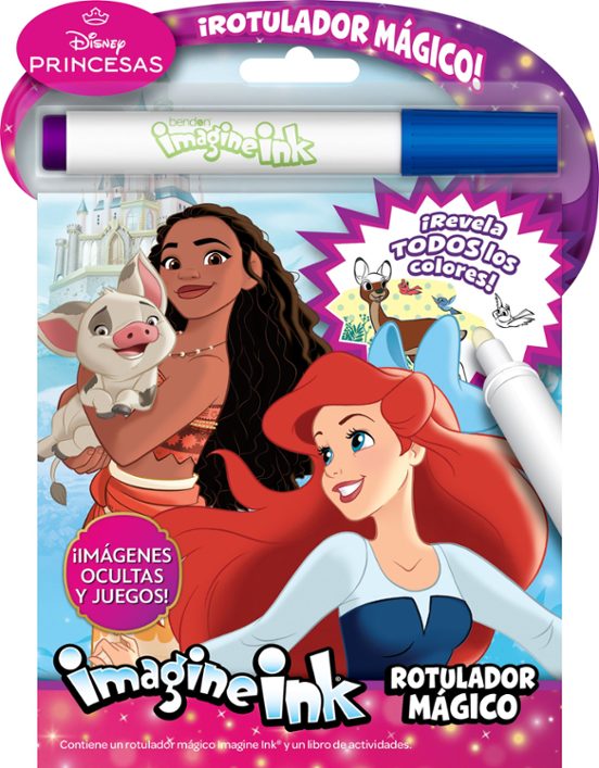 Portada de Princesas. Rotulador mágico 3